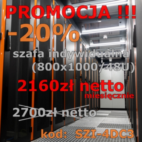 4DataCenter / Promocja / Szfy indywidualne 800x1000/48U / 4DC3