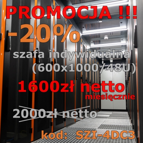 4DataCenter / Promocja / Szfy indywidualne 600x1000/48U / 4DC3